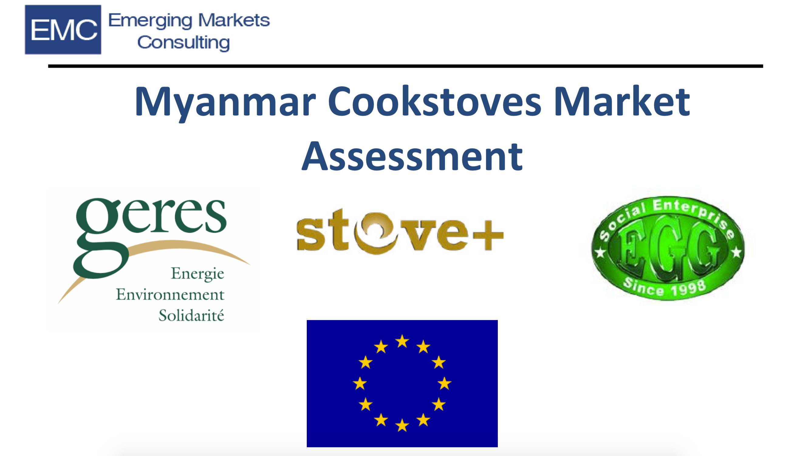 Myanmar Cookstoves Market Assessment