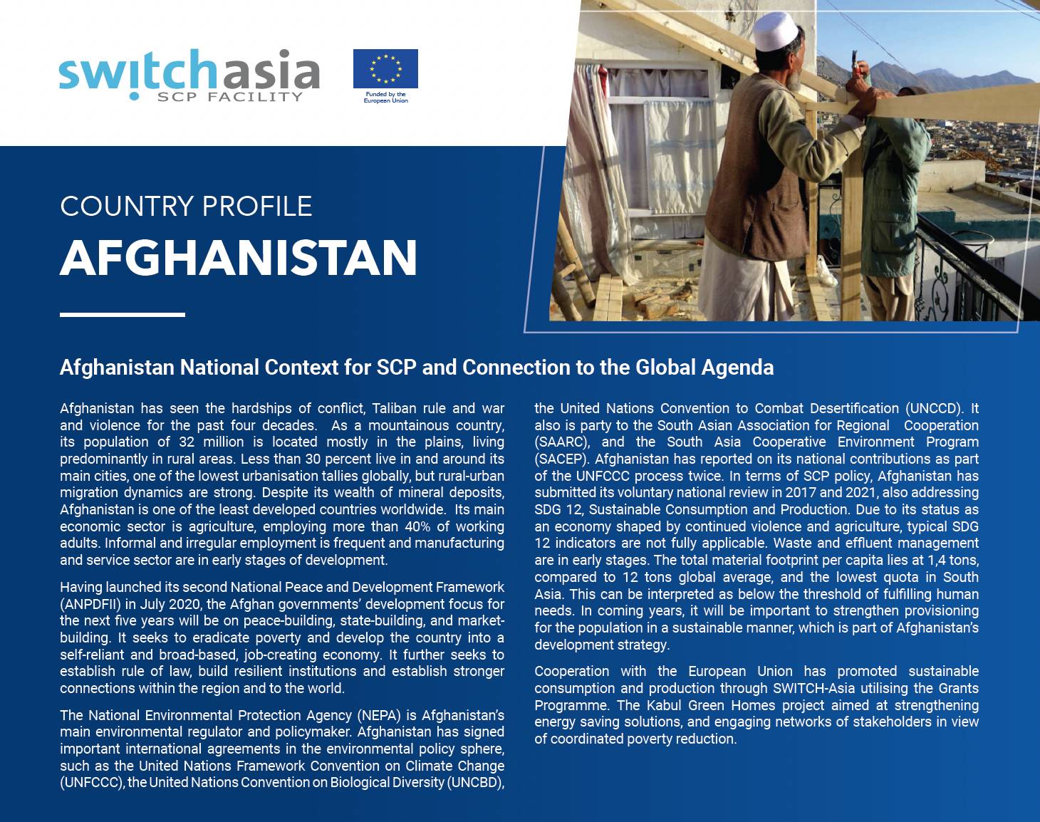 Country Profile Afghanistan