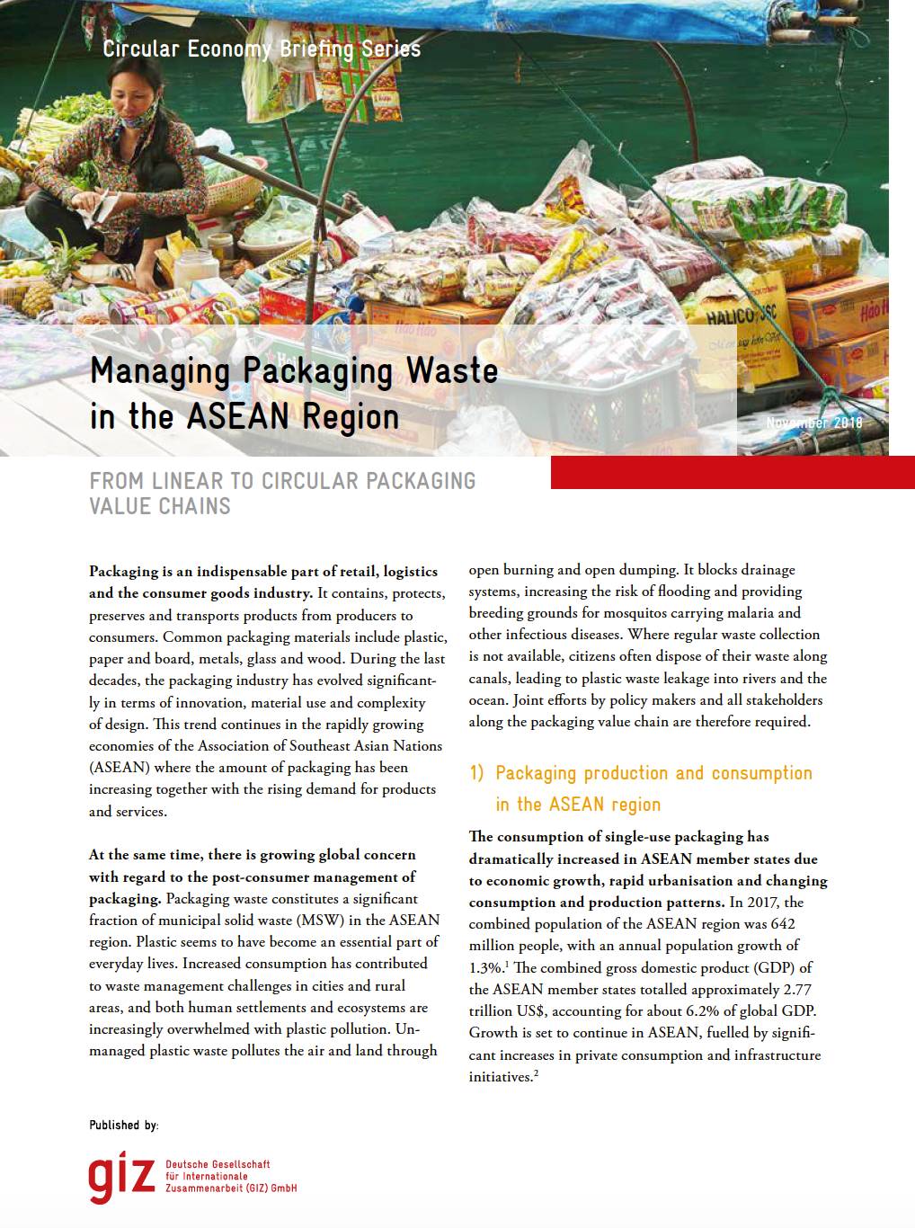 Managing Packaging Waste in the ASEAN Region