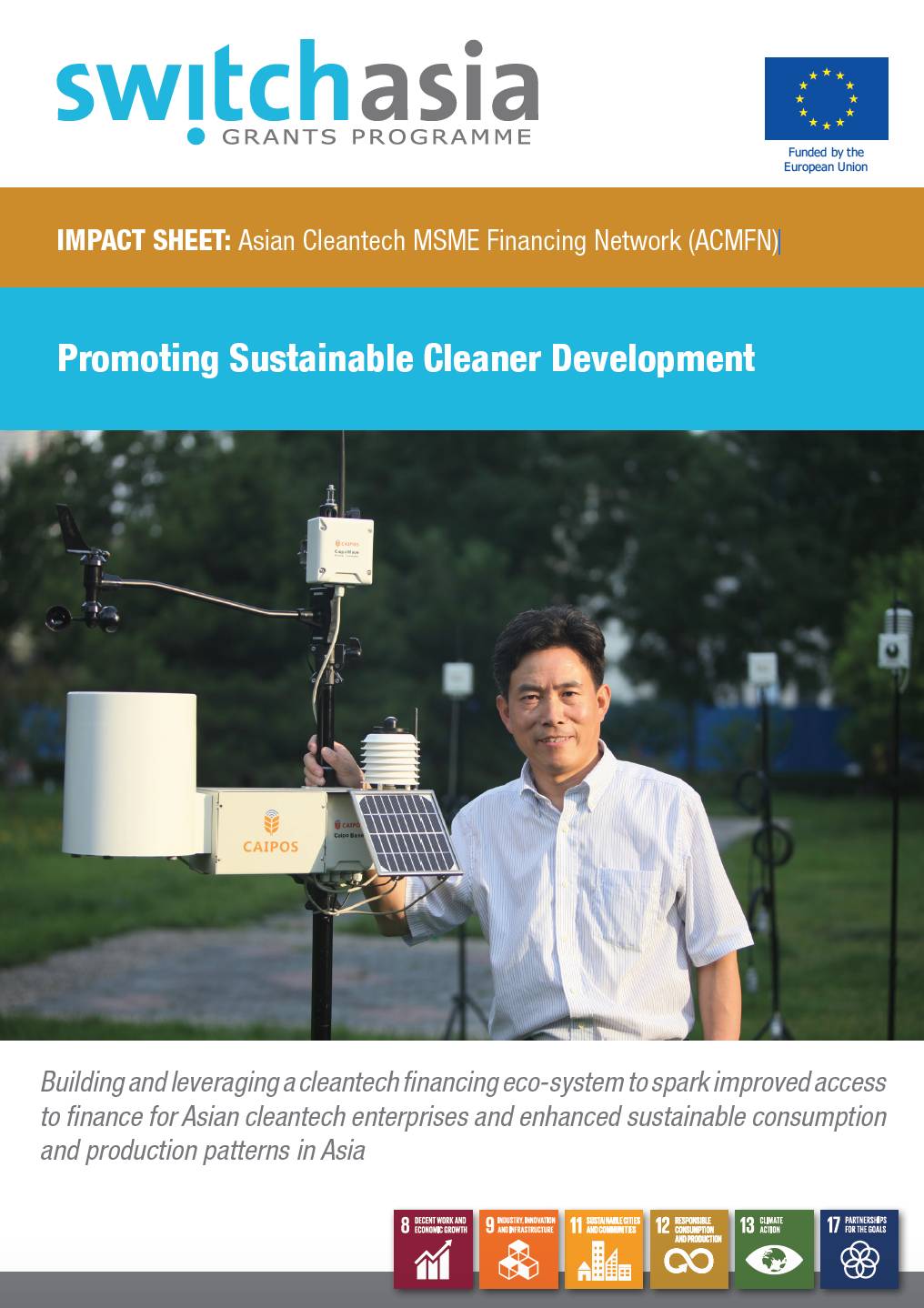 Impact Sheet : Asian Cleantech MSME Financing Network (ACMFN)