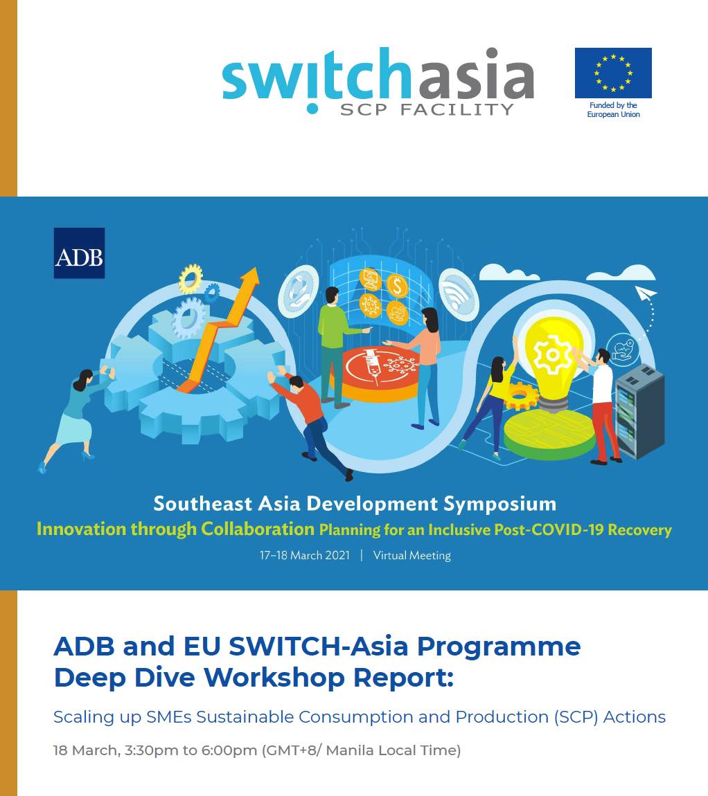 ADB and SWITCH-Asia Deep Dive Workshop Report