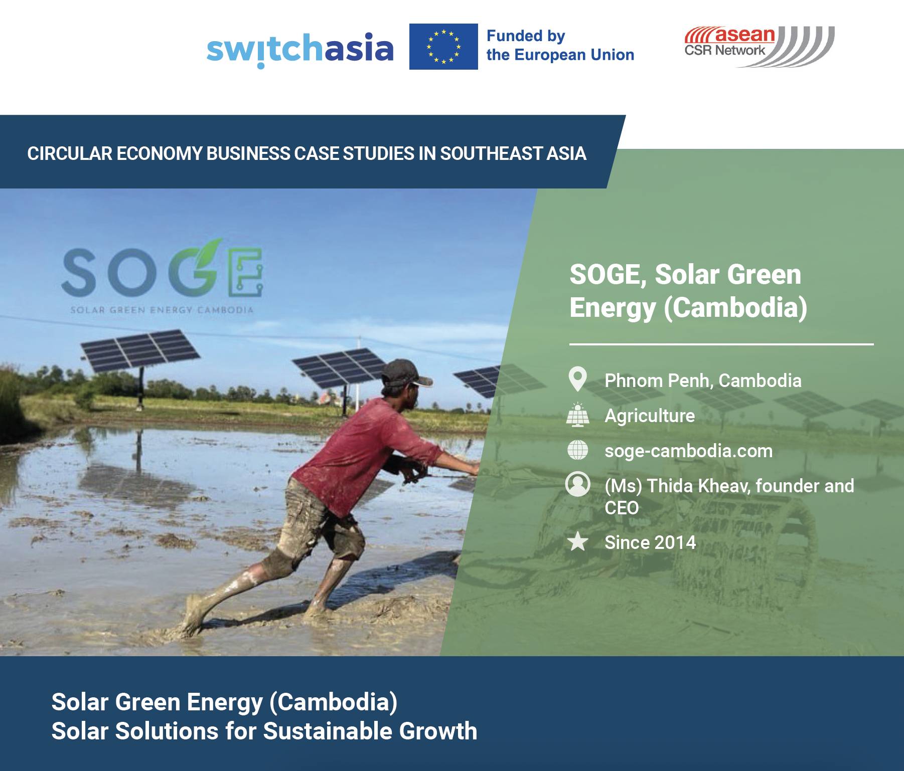 Solar Green Energy (Cambodia) Solar Solutions for Sustainable Growth