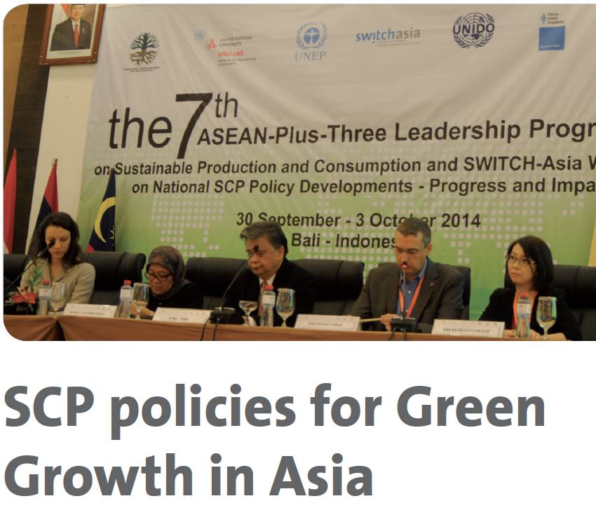 SCP Policies for Green Growth in Asia