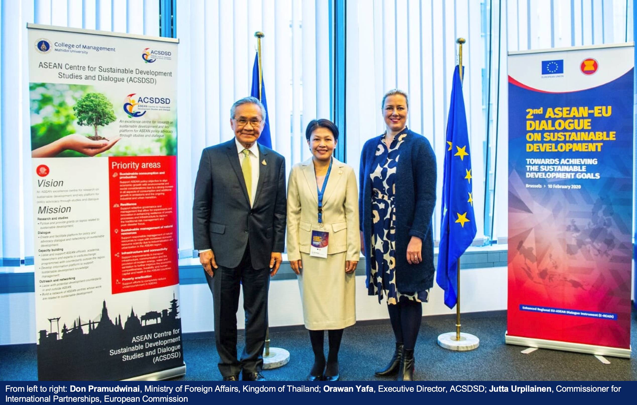 The EU and ASEAN announce joint collaboration on SCP through partnership with the ACSDSD
