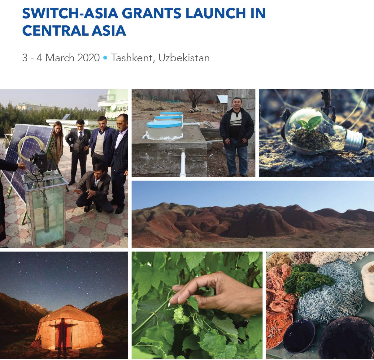 Flash Report: SWITCH-Asia Grant Projects Launch in Central Asia