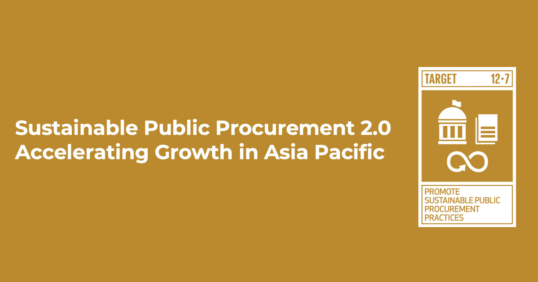 WEBINAR: Sustainable Public Procurement 2.0 › | SWITCH-Asia