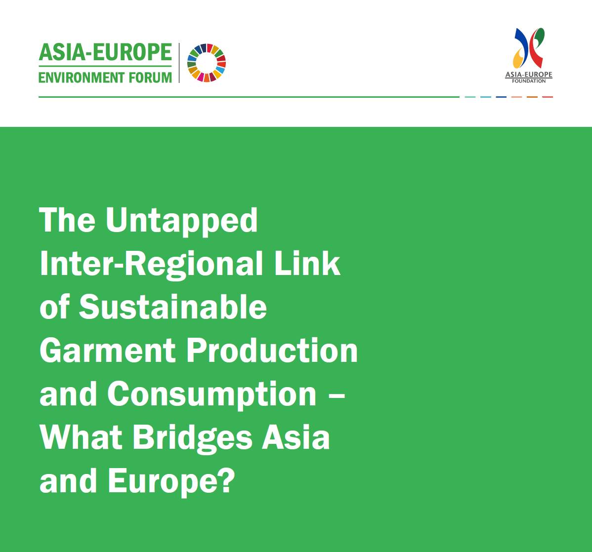 The Untapped Inter-Regional Link of Sustainable Garment Production and Consumption