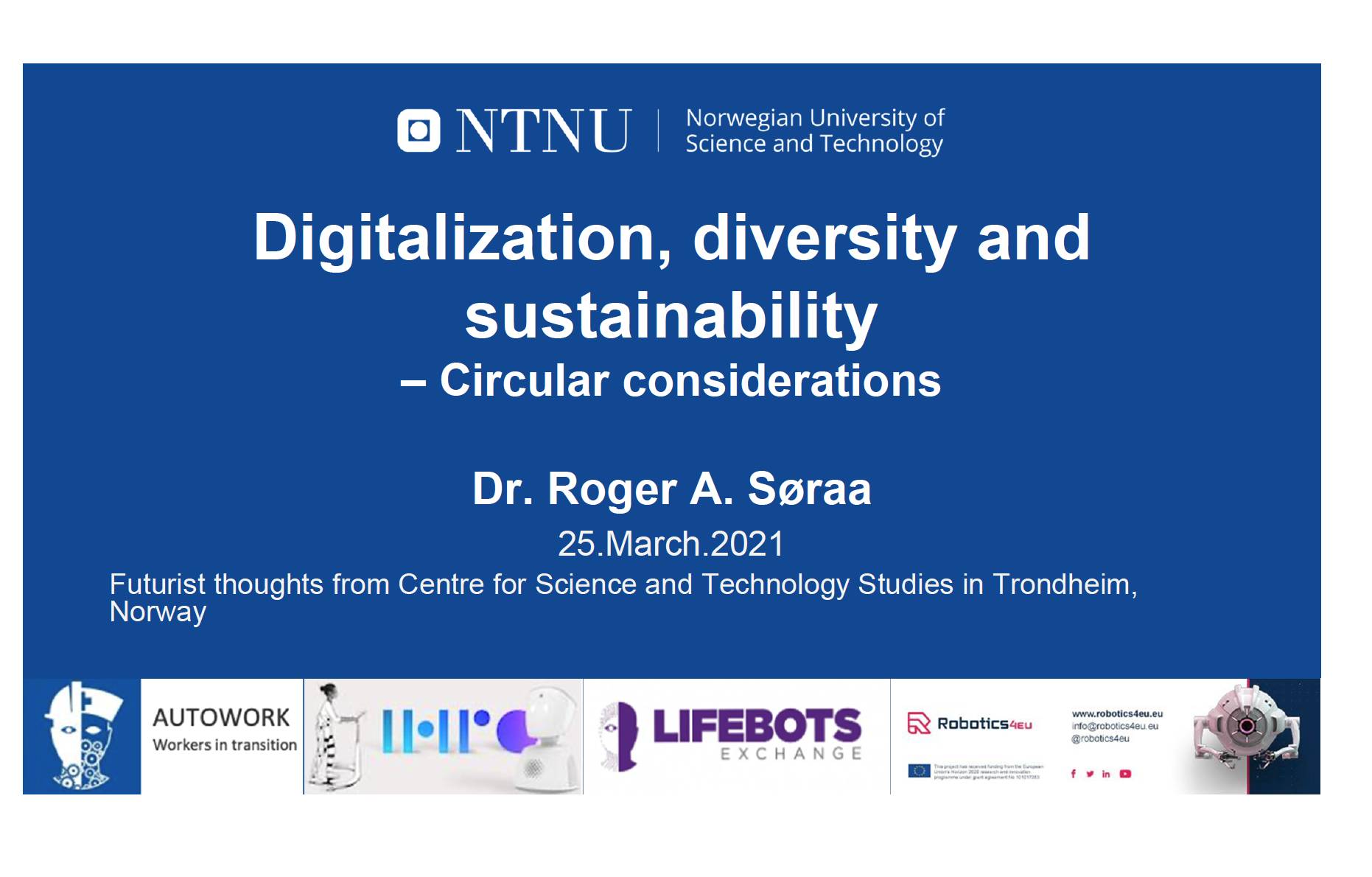 Digitalization, Diversity and Sustainability