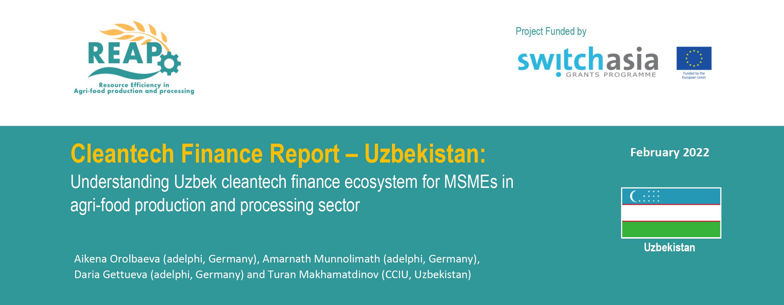 Cleantech Finance Report – Uzbekistan