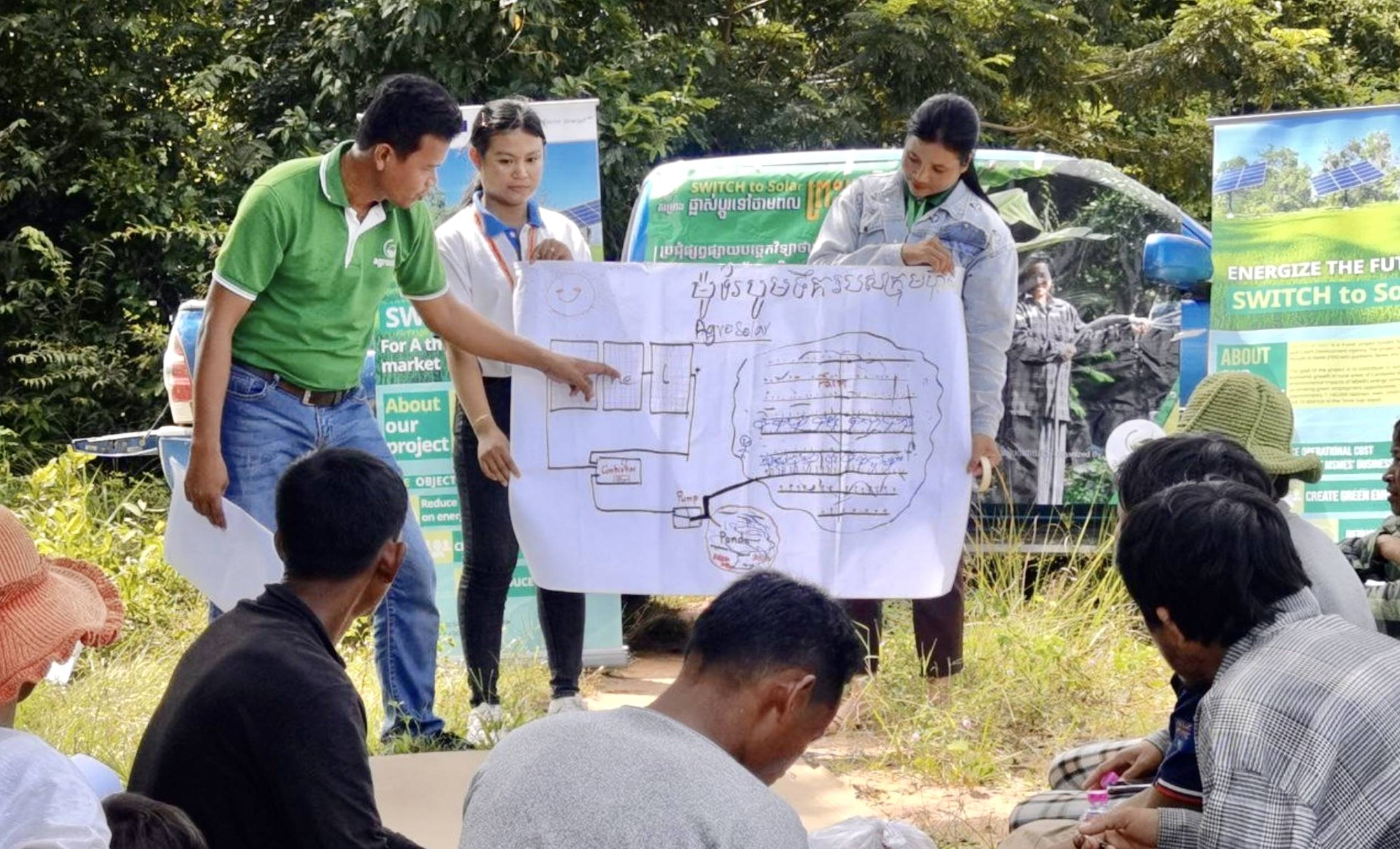 More Cambodian farmers are turning to solar to reduce farming costs and emissions