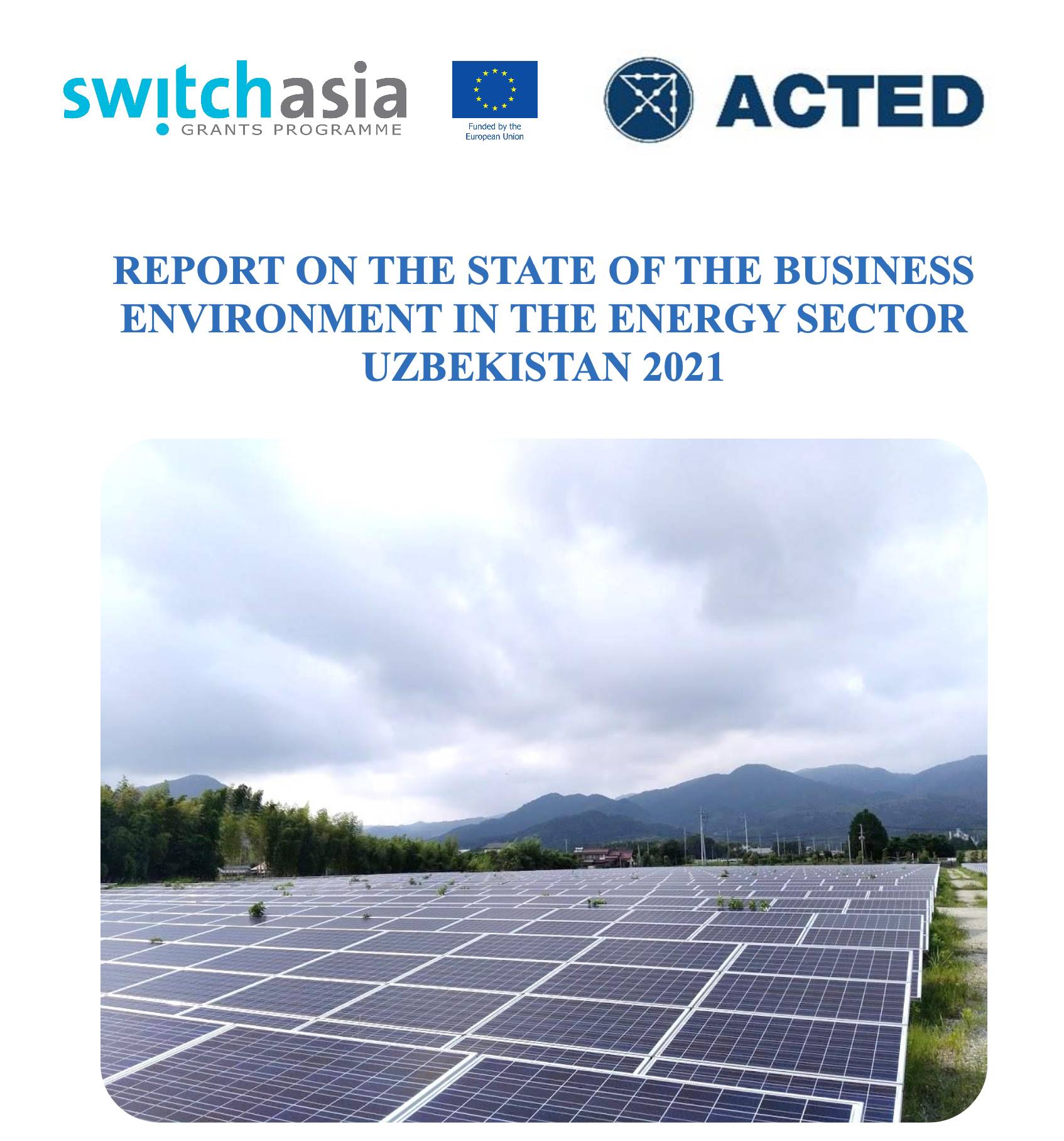 Report on the state of the business environment in the energy sector of Uzbekistan