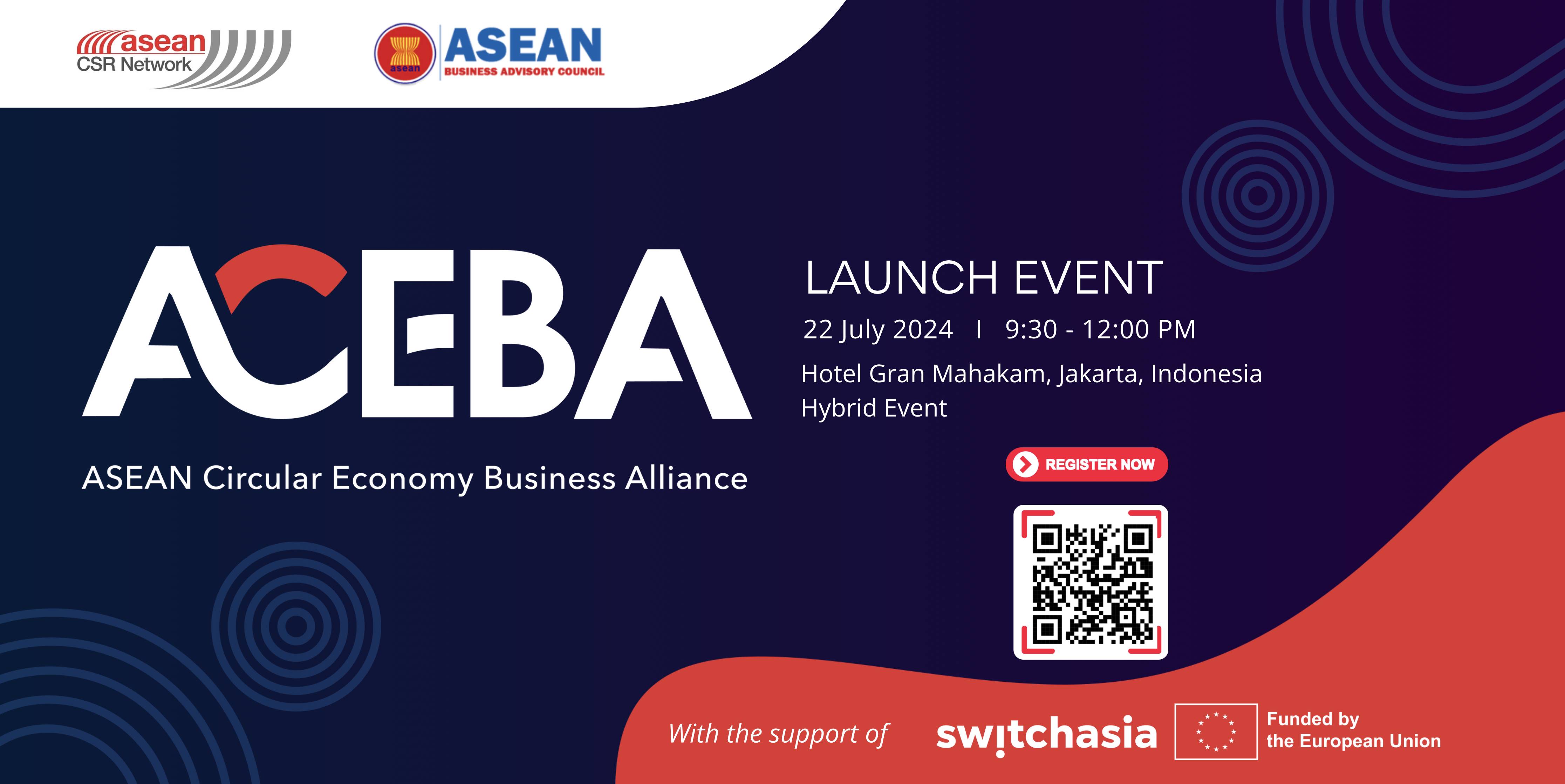 Launch of the ASEAN Circular Economy Business Alliance (ACEBA)
