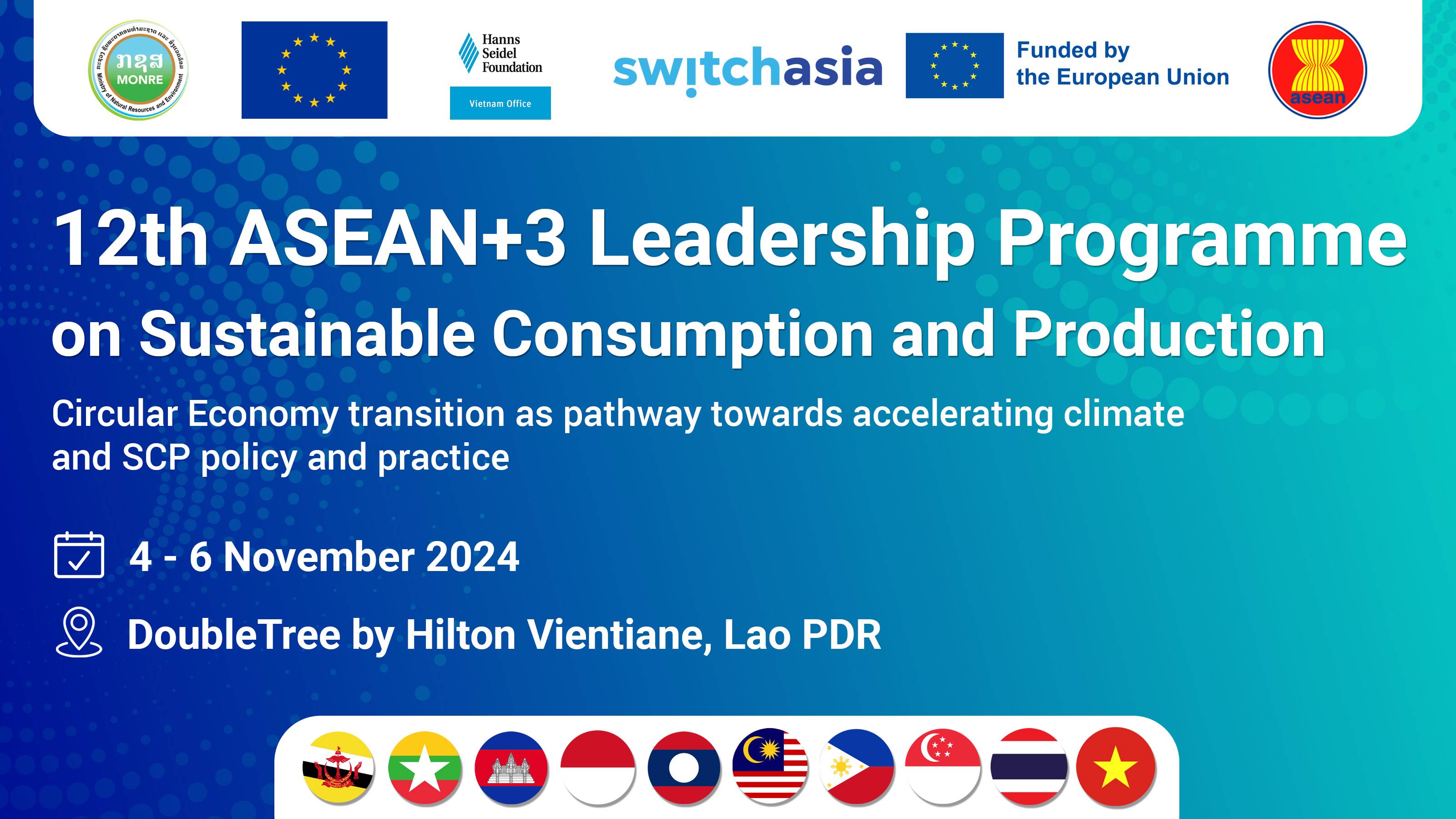 12th ASEAN+3 Leadership Programme on Sustainable Consumption and Production