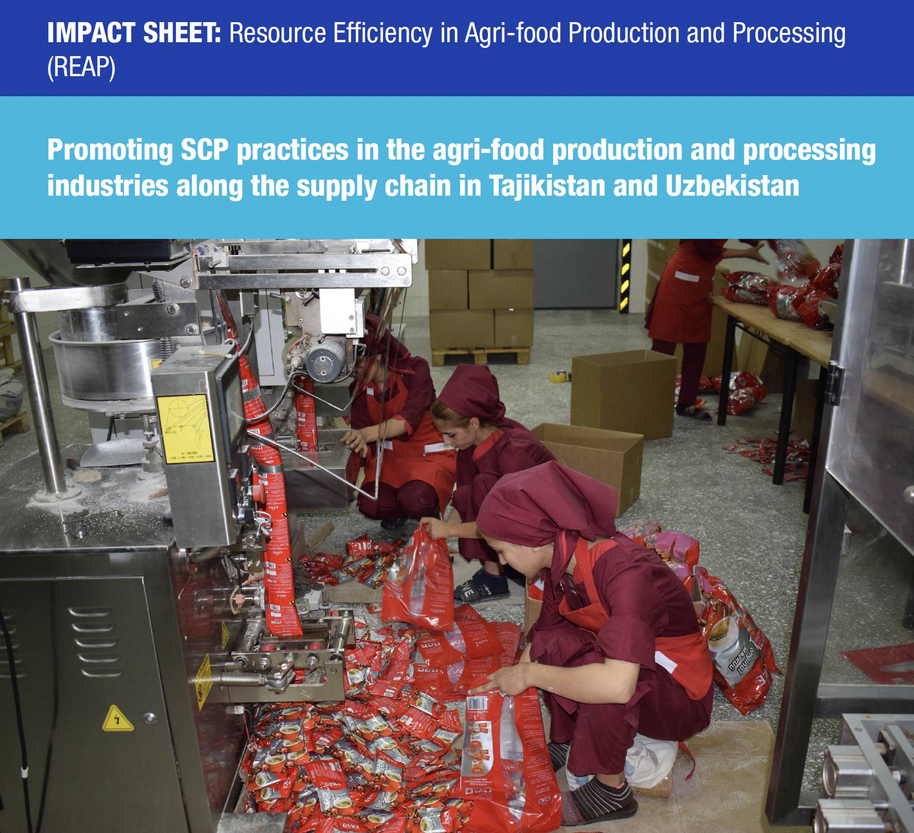 Impact Sheet: Resource Efficiency in Agri-food Production and Processing (REAP)