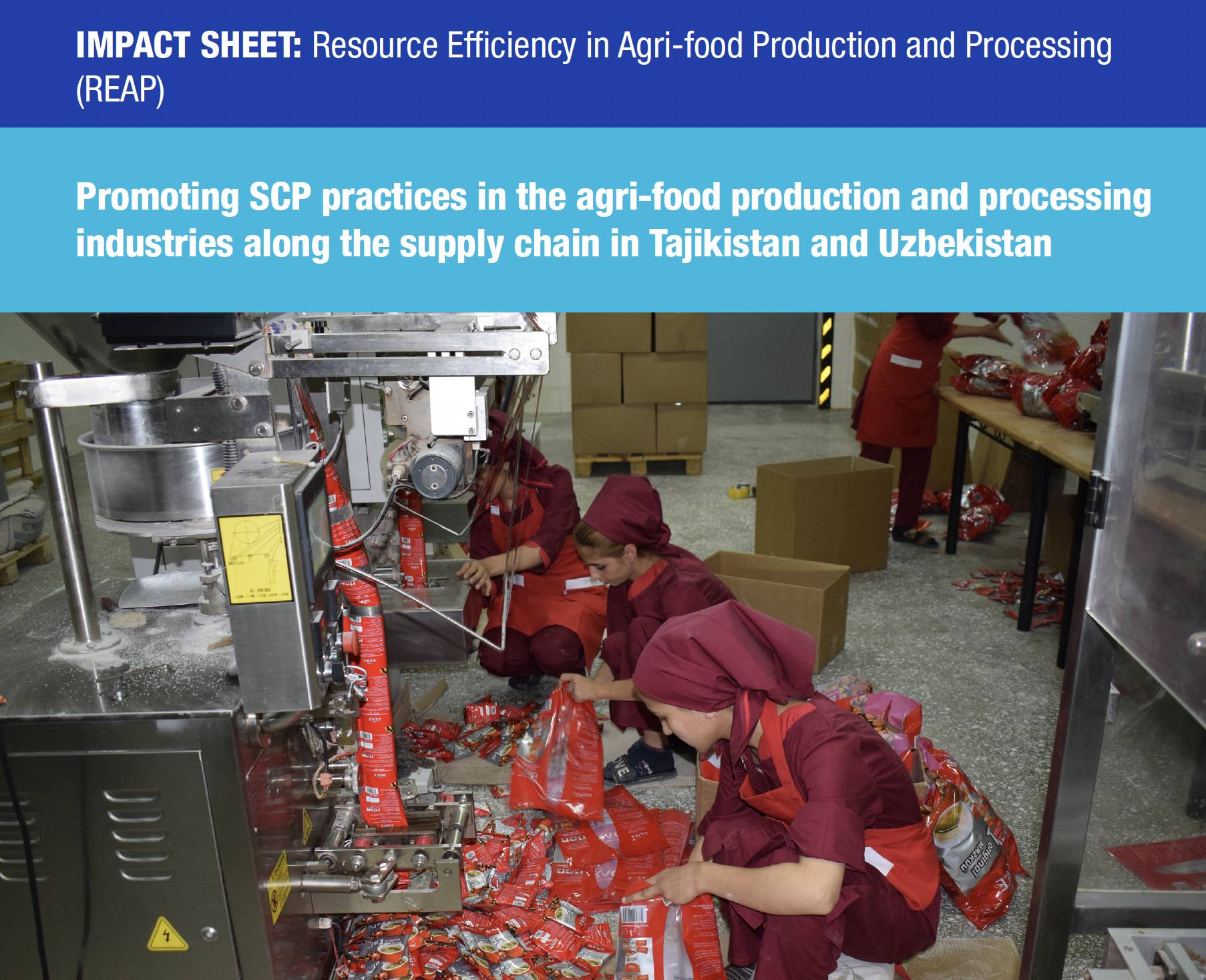 Impact Sheet: Resource Efficiency in Agri-food Production and Processing (REAP)