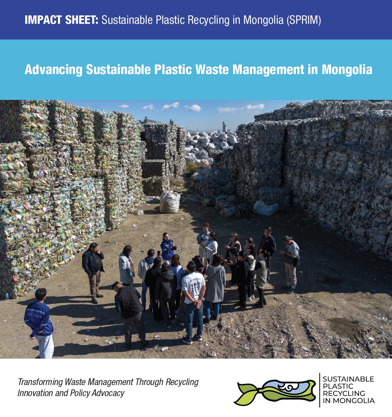 Impact Sheet: Sustainable Plastic Recycling in Mongolia (SPRIM)