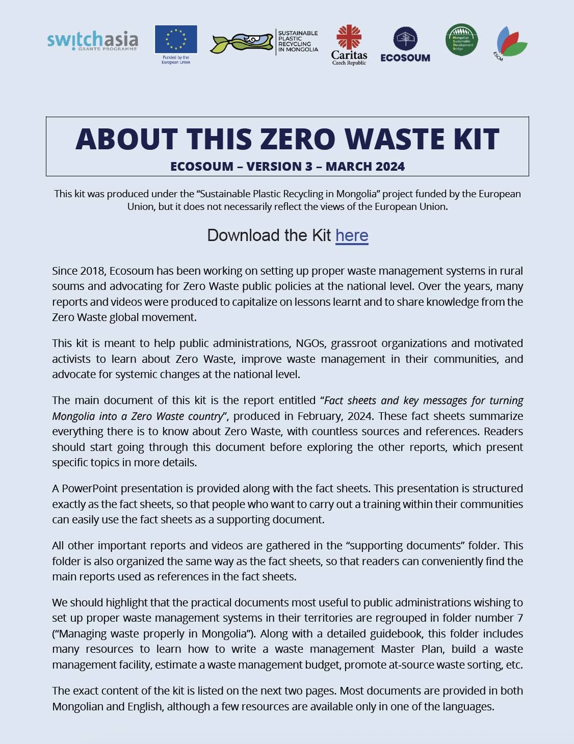 Zero Waste Kit