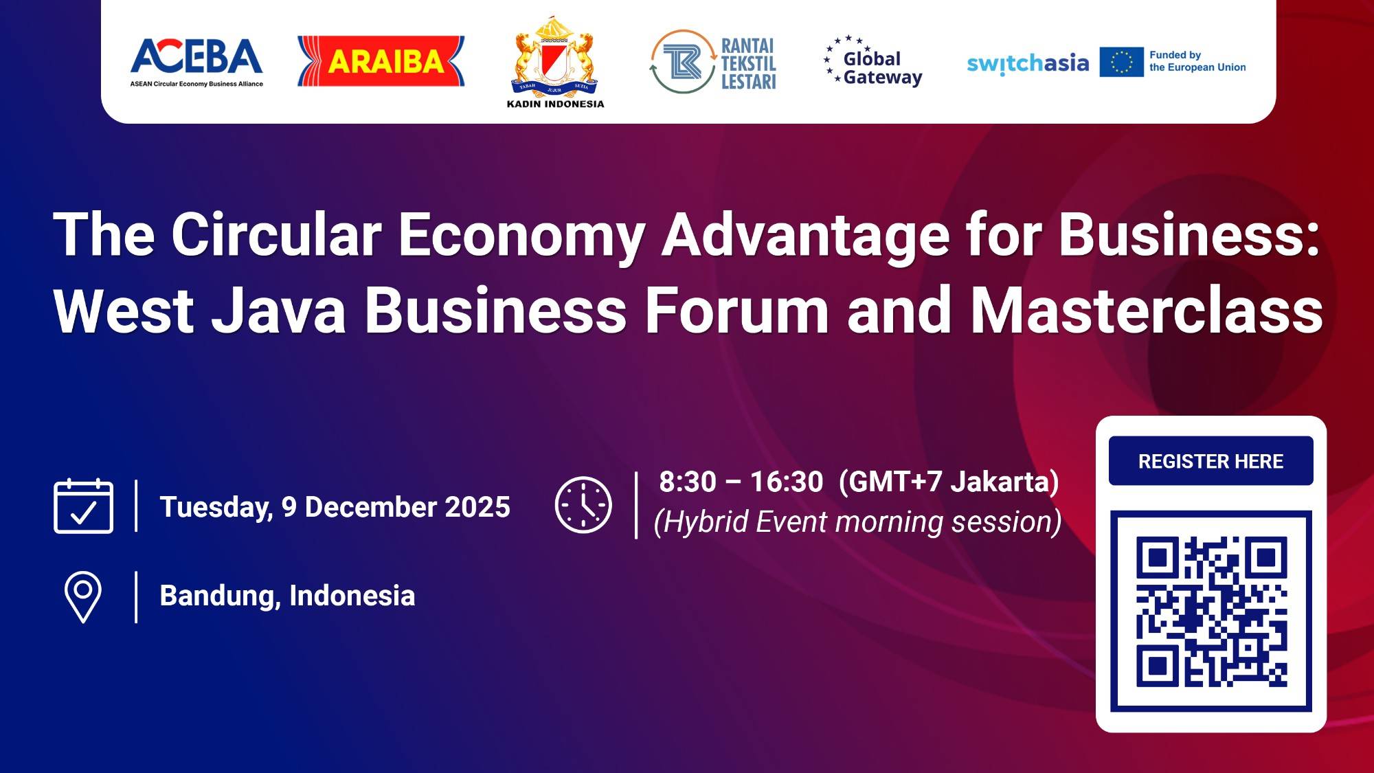 The Circular Economy Advantage for Business: West Java Business Forum and Masterclass