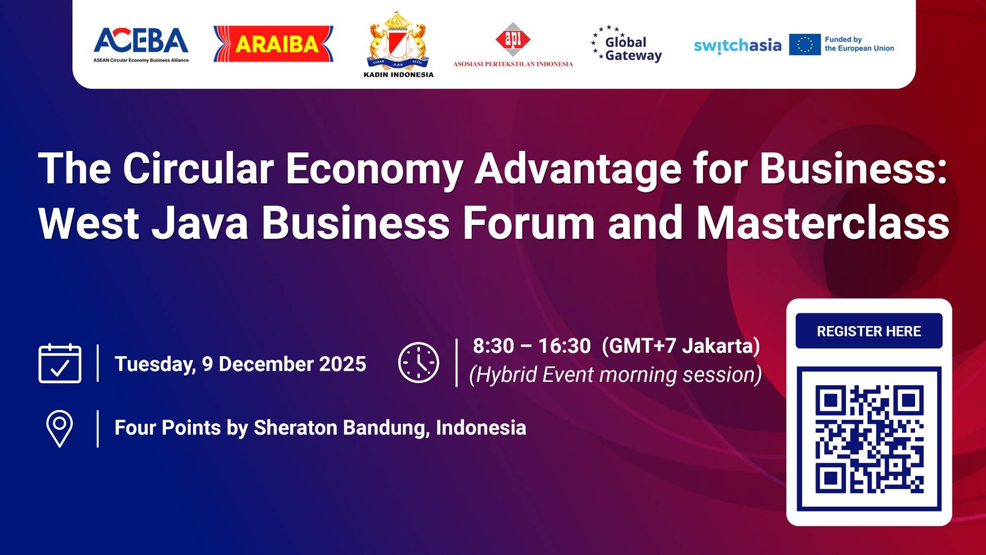 The Circular Economy Advantage for Business: West Java Business Forum and Masterclass