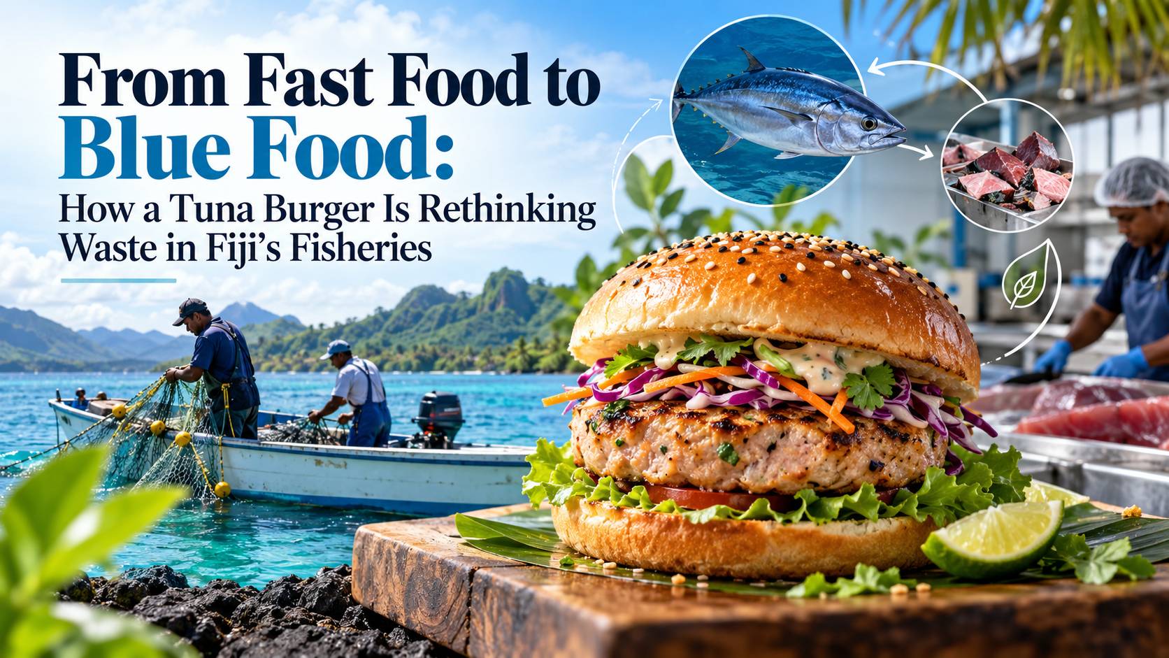 From Fast Food to Blue Food: How a Tuna Burger Is Rethinking Waste in Fiji’s Fisheries